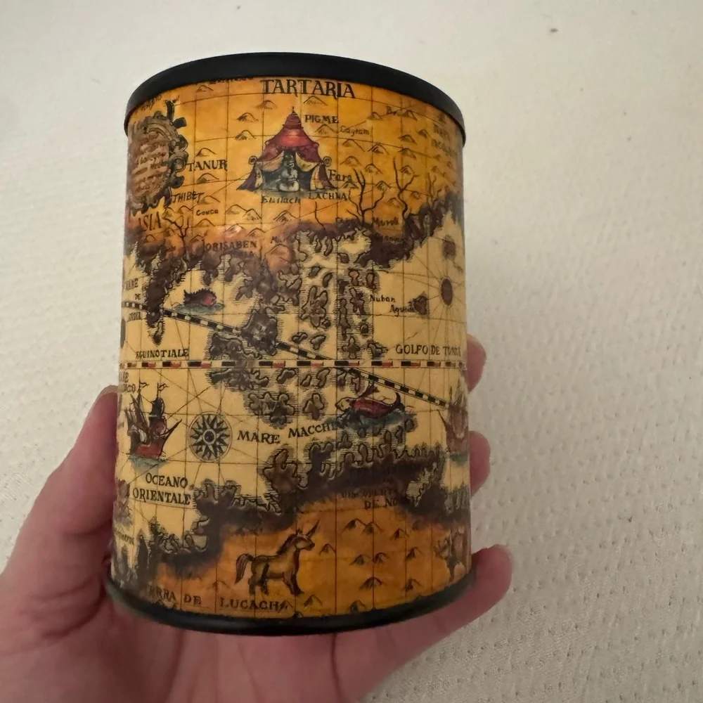 Old World Map Pencil/Pen holder